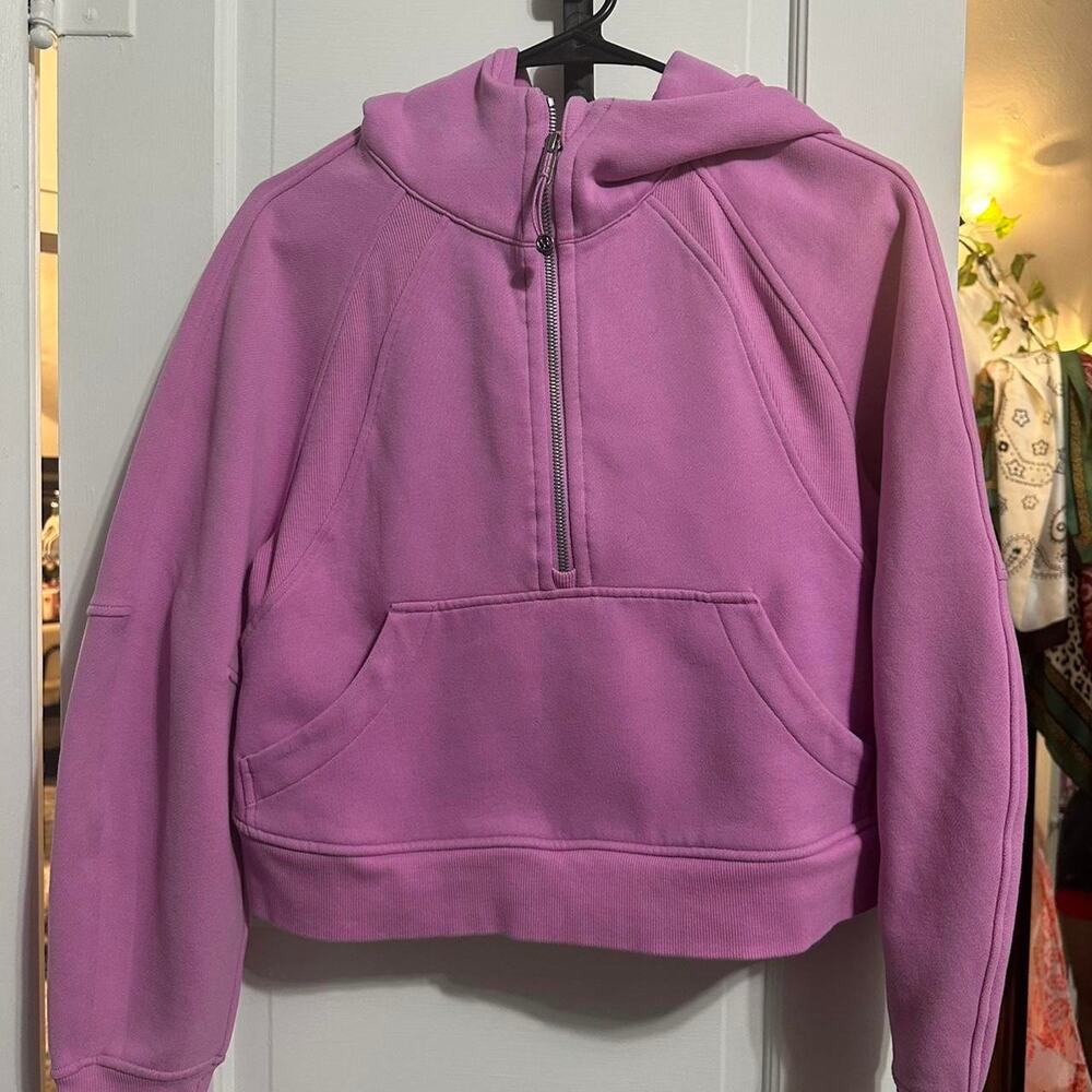 Lululemon pink scuba hoodie